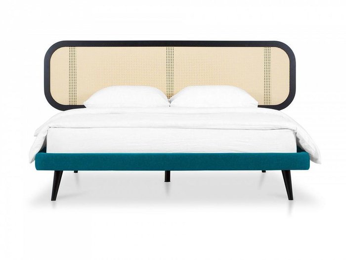 Кровать Male 160х200 с основанием темно-бирюзового цвета