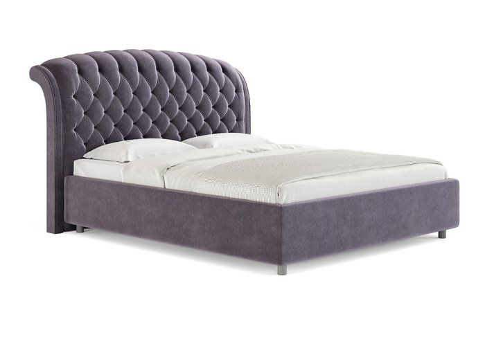 Кровать Venezia 180х200 фиолетового цвета без основания и подъемного механизма