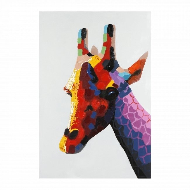 Картина на холсте Giraffe с подрамником 80х120 Картина на холсте Giraffe с подрамником 80х120