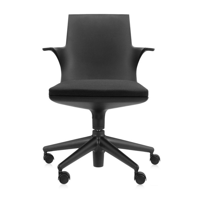 Кресло Spoon черного цвета - лучшие Офисные кресла в INMYROOM