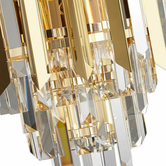 Светильник настенный хрустальный Stilfort 1024/03/02W серия Amman - купить Подвесные люстры по цене 9300.0