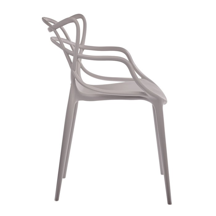 Стул пластиковый серого цвета - лучшие Обеденные стулья в INMYROOM