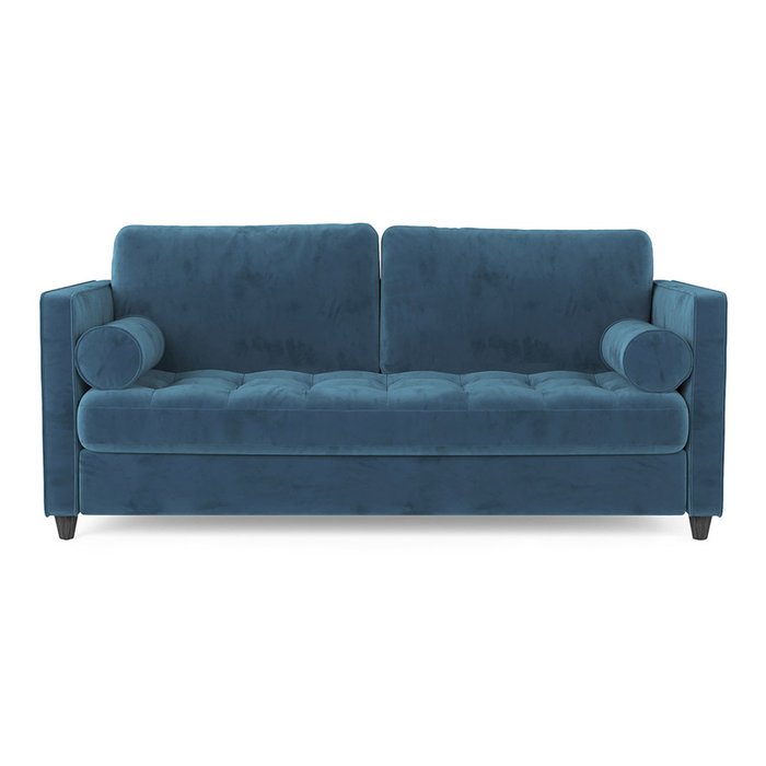 Трехместный диван Scott MT синего цвета