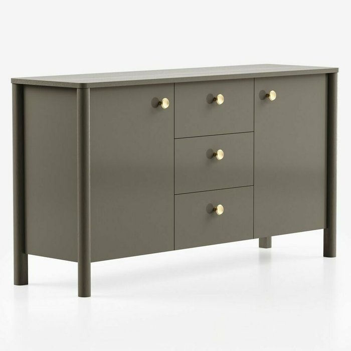 Комод Bergen BG063 серо-коричневого цвета Комод Bergen BG063 серо-коричневого цвета