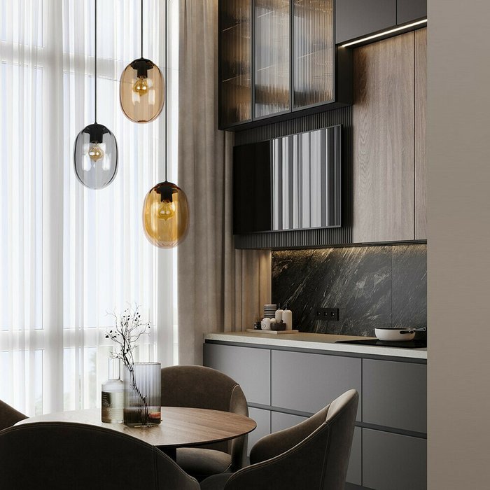 Люстра Loft It Bubble 10427 Brown - лучшие Подвесные светильники в INMYROOM Люстра Loft It Bubble 10427 Brown - лучшие Подвесные светильники в INMYROOM
