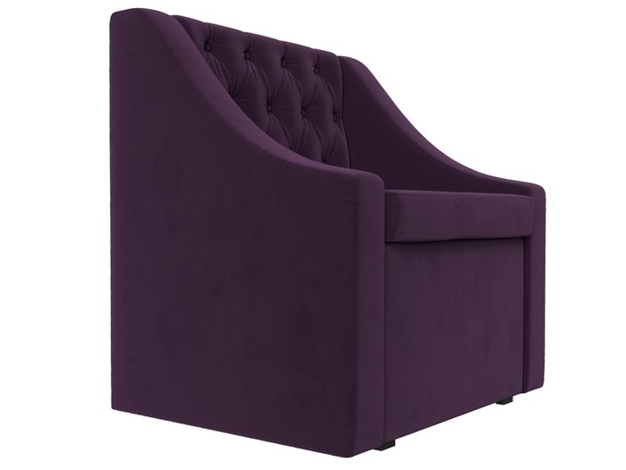 Кресло Мерлин с ящиком фиолетового цвета - лучшие Интерьерные кресла в INMYROOM
