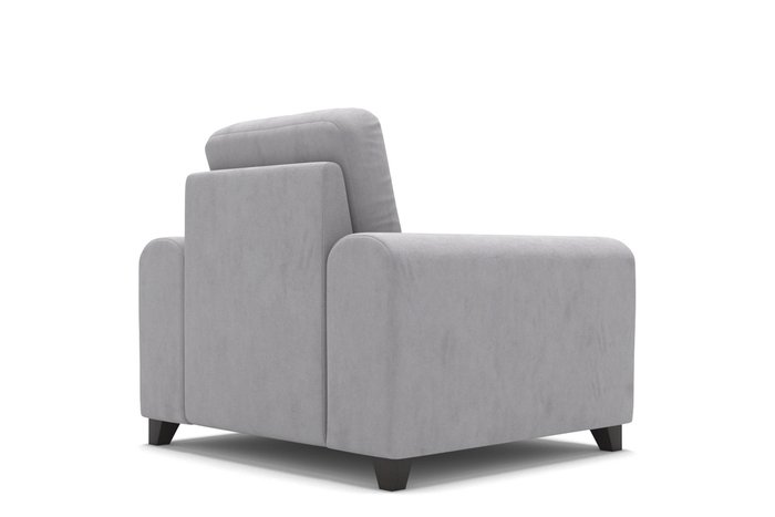 Кресло Vittorio MT светло-серого цвета - лучшие Интерьерные кресла в INMYROOM