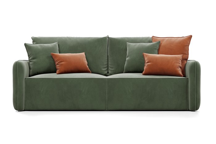 Диван-кровать Портленд зеленого цвета - купить Прямые диваны по цене 49990.0