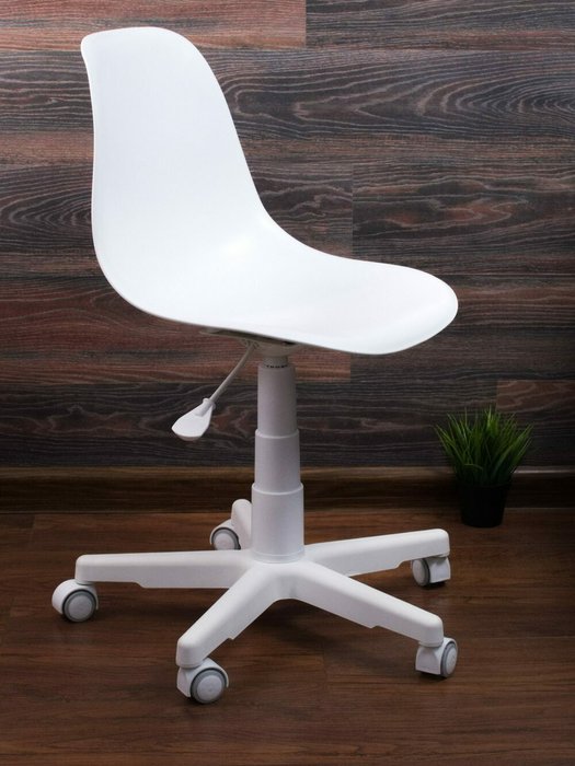 Кресло Смузи белого цвета - лучшие Офисные кресла в INMYROOM