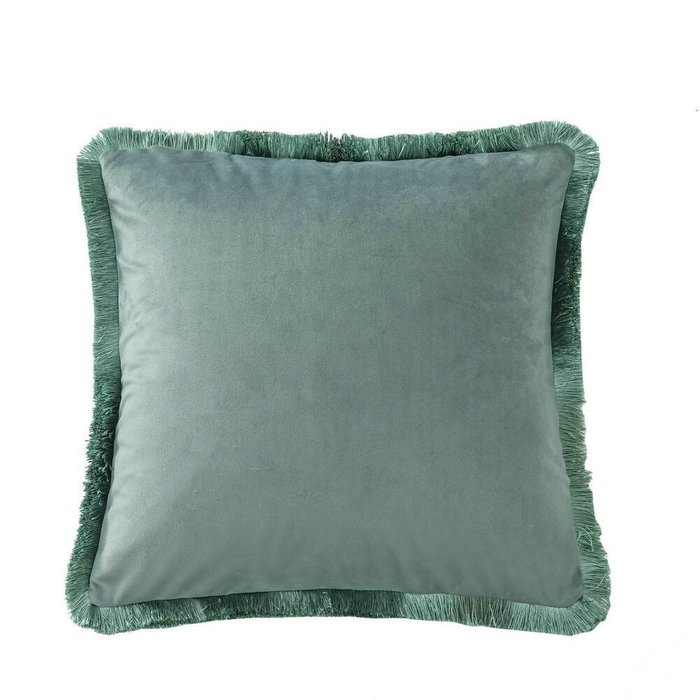 Наволочка Касандра №5 45х45 мятного цвета - купить Чехлы для подушек по цене 1001.0