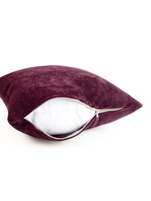 Декоративная подушка Opera 45х45 бордового цвета - купить Декоративные подушки по цене 1302.0