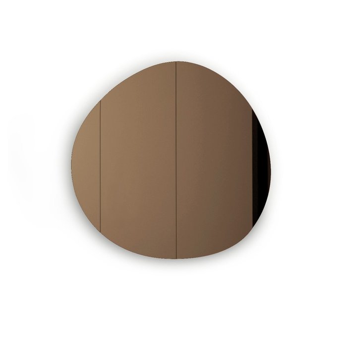 Криволинейное зеркало Crooked цвета бронза