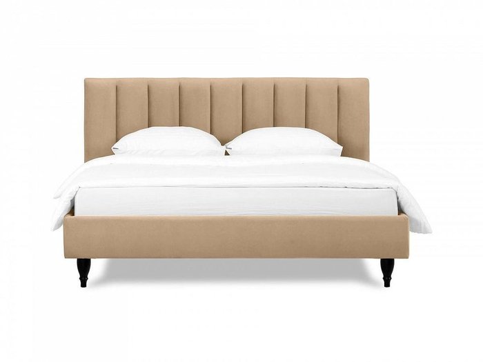 Кровать Queen II Sofia L 160х200 светло-коричневого цвета - купить Кровати для спальни по цене 57370.0