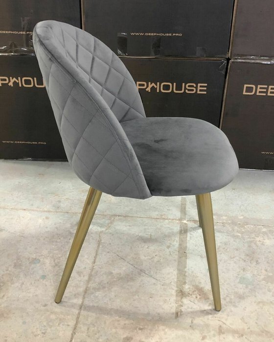 Стул Париж темно-серого цвета - купить Обеденные стулья по цене 5900.0