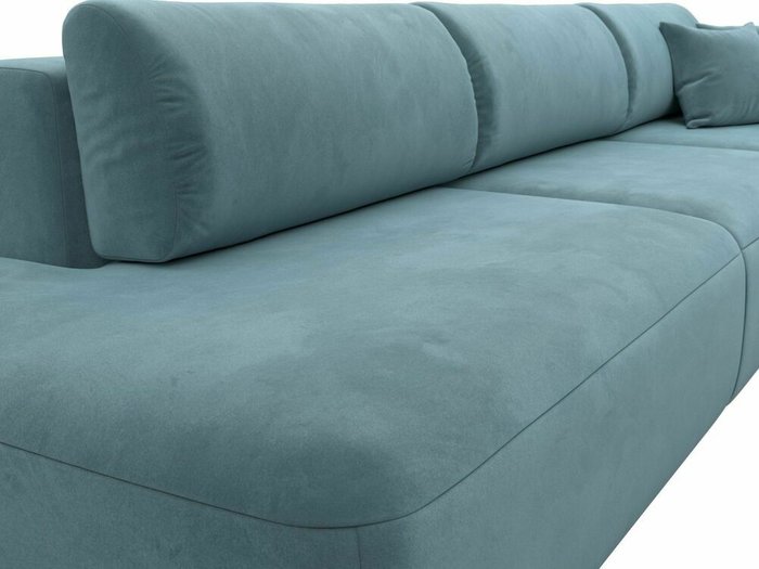 Диван-кровать Лига 036 Модерн Лонг темно-бирюзового цвета с правым подлокотником - лучшие Прямые диваны в INMYROOM