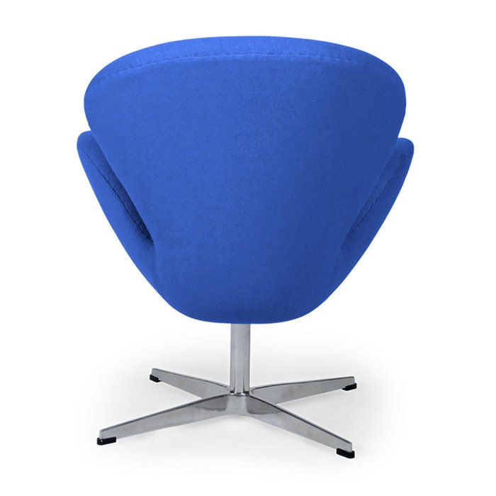 Кресло Swan синего цвета - лучшие Интерьерные кресла в INMYROOM