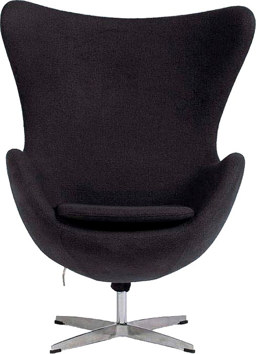  Кресло Egg Chair пепельно-серого цвета