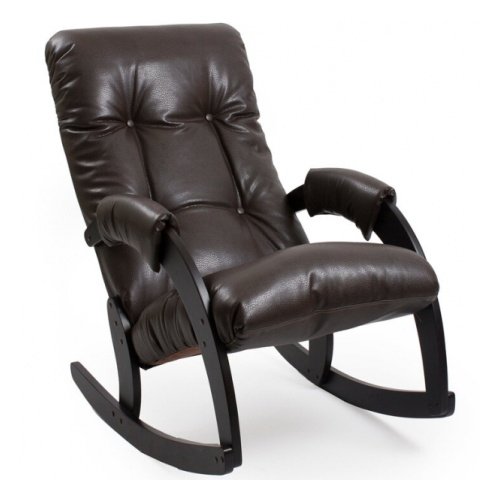 Кресло-качалка Консул темно-коричневого цвета