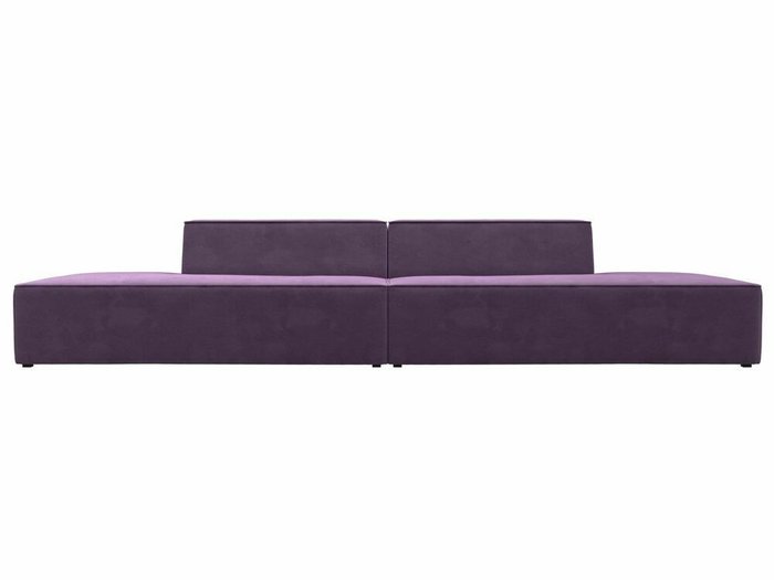 Прямой модульный диван Монс Лофт сиреневого цвета - купить Прямые диваны по цене 54999.0