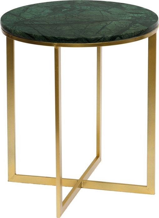 Кофейный столик с металлическим основанием 