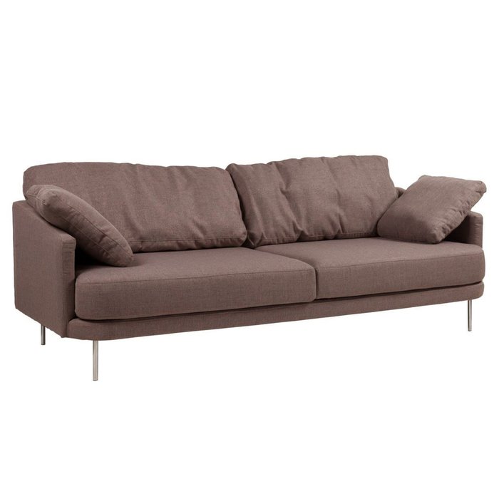 Диван Camber Sofa Серо-розового цвета - купить Прямые диваны по цене 86000.0