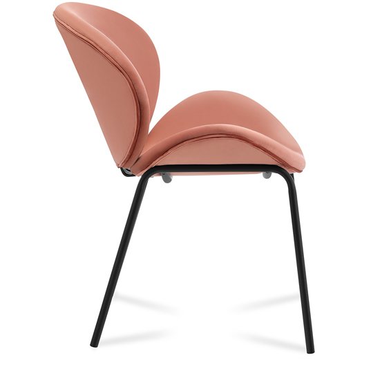 Стул Chamberi кораллового цвета - лучшие Обеденные стулья в INMYROOM