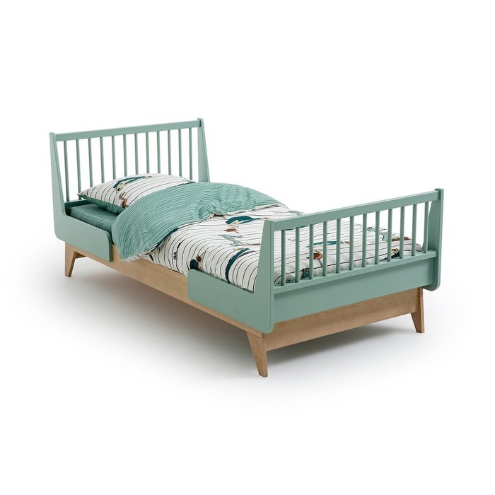 Кровать детская раскладная Willox 90x190 зеленого цвета