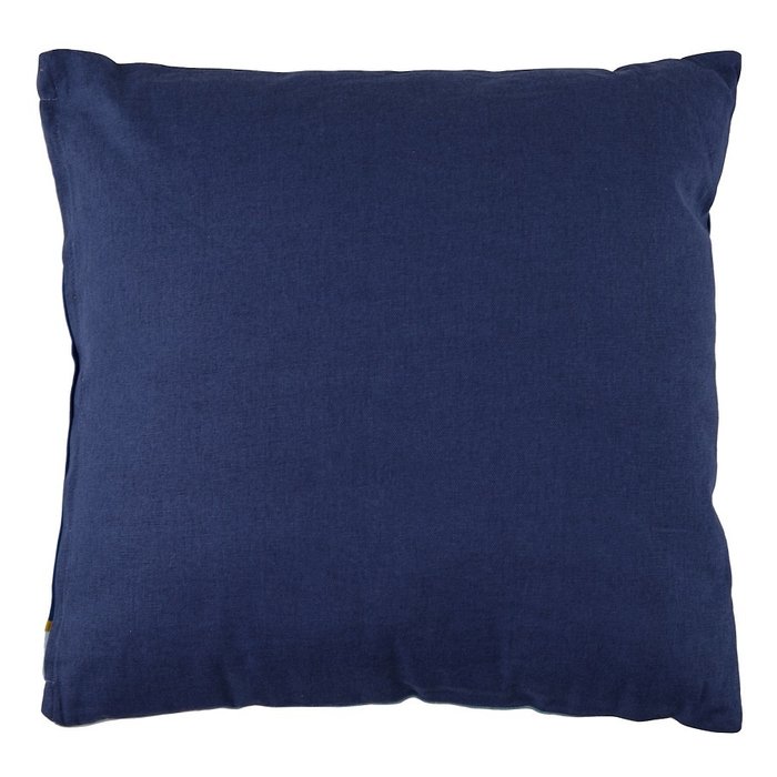 Подушка декоративная из хлопка Freak fruit синего цвета - лучшие Декоративные подушки в INMYROOM