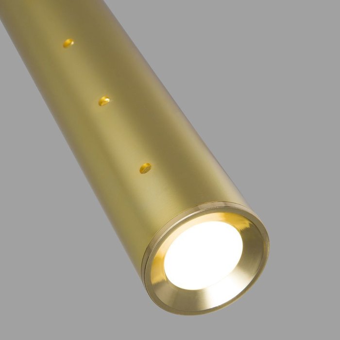 Подвесной светодиодный светильник 50214/1 LED золото Bong - лучшие Подвесные светильники в INMYROOM