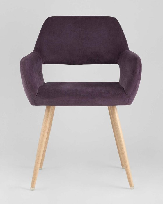Стул Кромвель фиолетового цвета - лучшие Обеденные стулья в INMYROOM