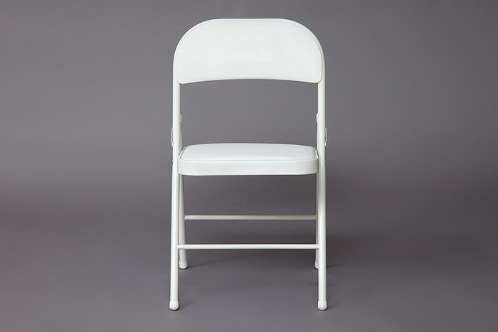 Комплект из шести складных стульев Folder белого цвета - лучшие Обеденные стулья в INMYROOM