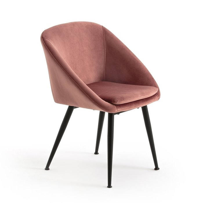 Стул из велюра Topim розового цвета - купить Обеденные стулья по цене 17615.0