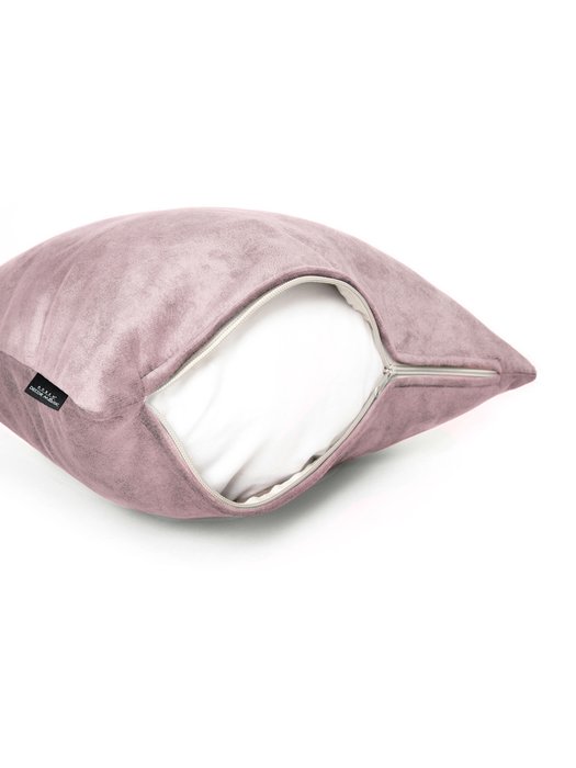 Декоративная подушка Nevada Mocca 45х45 розового цвета - лучшие Декоративные подушки в INMYROOM