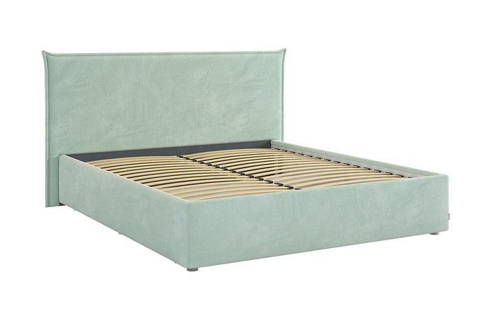 Кровать Лада 160х200 мятного цвета с основанием - купить Кровати для спальни по цене 30280.0
