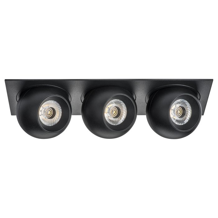 Светильник INTERO LED 9W*3 850LM*3 24G ЧЕРНЫЙ 4000K (217537+217074+217074+217074) Светильник INTERO LED 9W*3 850LM*3 24G ЧЕРНЫЙ 4000K (217537+217074+217074+217074)