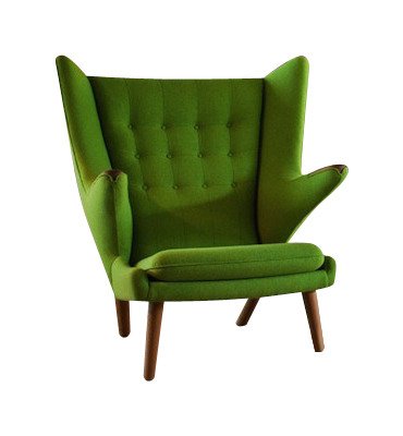 Кресло Papa Bear зеленого цвета