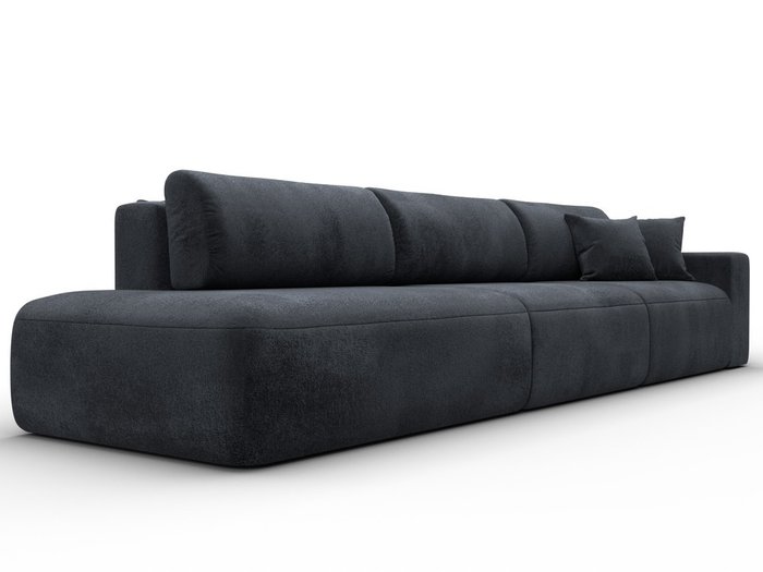 Диван-кровать Лига 036 Модерн Лонг темно-серого цвета с правым подлокотником - лучшие Прямые диваны в INMYROOM