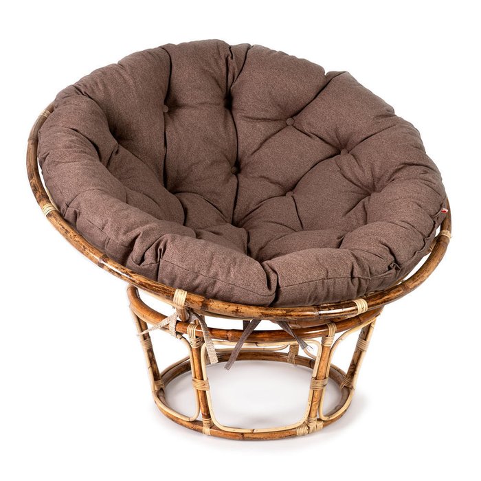 Подушка для кресла Папасан коричневого цвета  - лучшие Декоративные подушки в INMYROOM