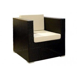 Плетеное кресло GARDA-1007 R кресло с 2-мя подушками 