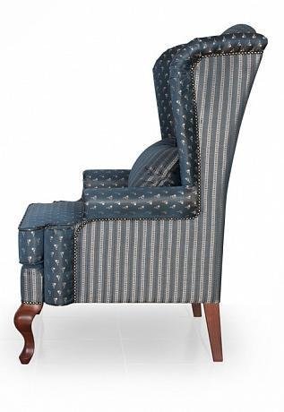 Кресло Пэчворк Лорд темно-синего цвета - лучшие Интерьерные кресла в INMYROOM