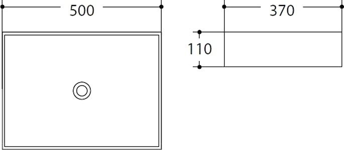 Раковина Artamp;Max белая накладная - лучшие Раковины для ванной комнаты в INMYROOM