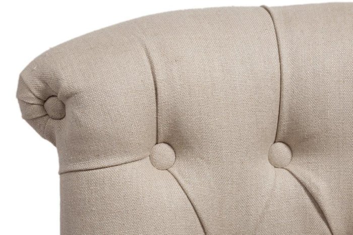 Кресло Sophie Tufted Slipper Chair молочного цвета - лучшие Интерьерные кресла в INMYROOM