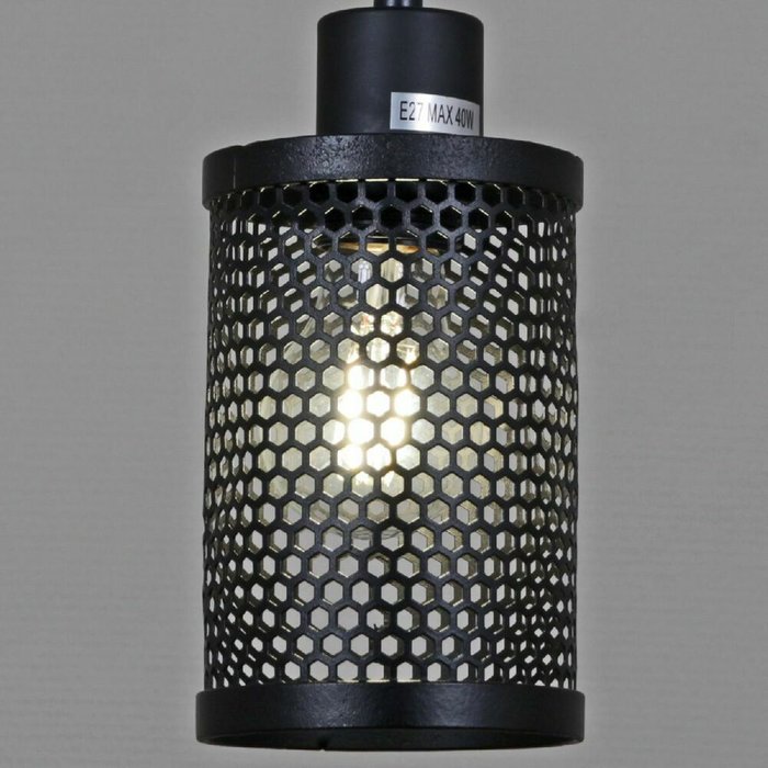 Подвесной светильник IL1031-1P-05 BK (металл, цвет черный) - лучшие Подвесные светильники в INMYROOM