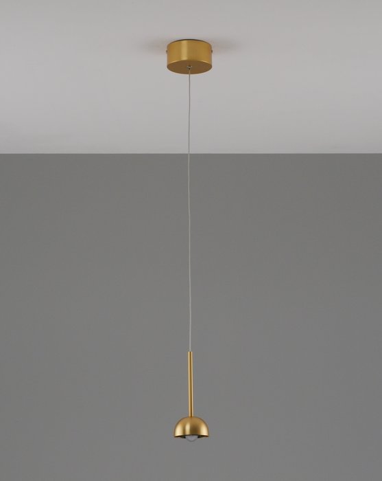 Подвесной светодиодный светильник Fiona золотого цвета - лучшие Подвесные светильники в INMYROOM