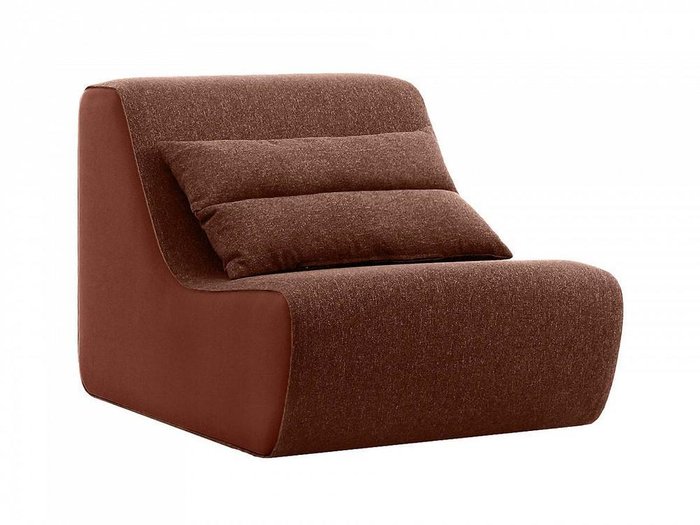 Кресло Neya темно-коричневого цвета
