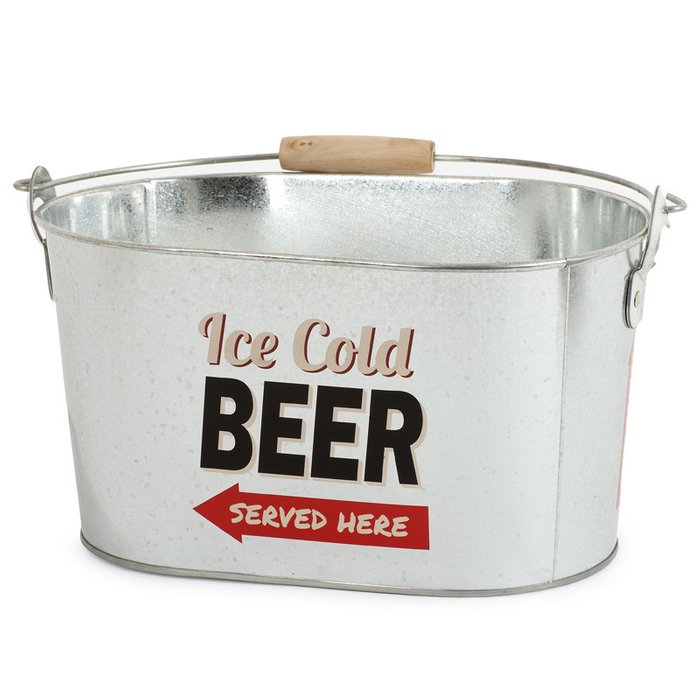 Емкость для охлаждения пива Party Time серого цвета