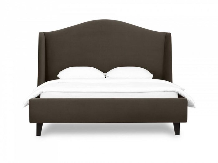 Кровать Lyon 160х200 темно-коричневого цвета  - лучшие Кровати для спальни в INMYROOM