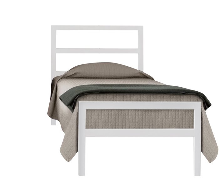 Кровать Аристо 90х200 белого цвета - купить Одноярусные кроватки по цене 17990.0