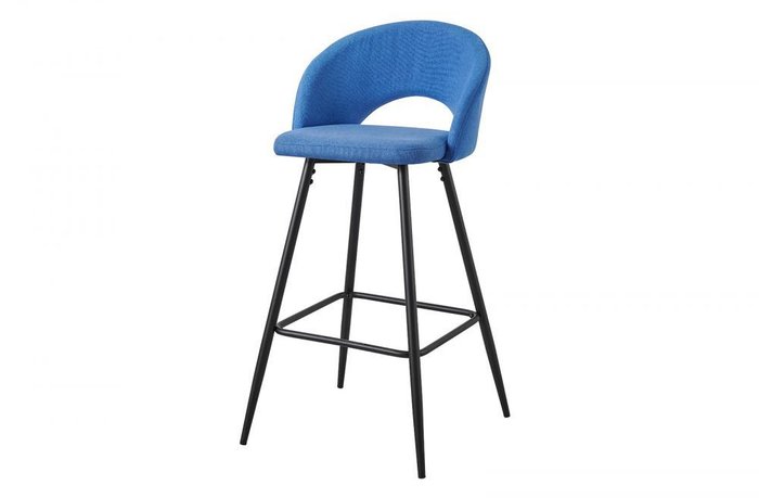 Барный стул Fred синего цвета