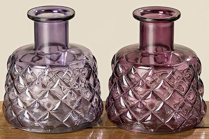 Ваза Lisbeth из стекла сиреневого цвета - купить Вазы по цене 1600.0 Ваза Lisbeth из стекла сиреневого цвета - купить Вазы по цене 1600.0
